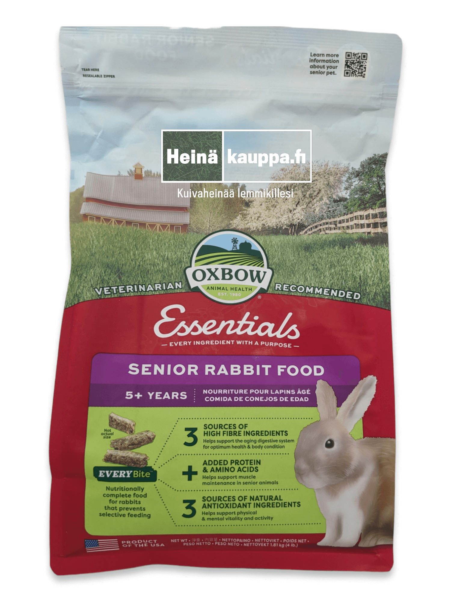 Oxbow essentials Senior rabbit food