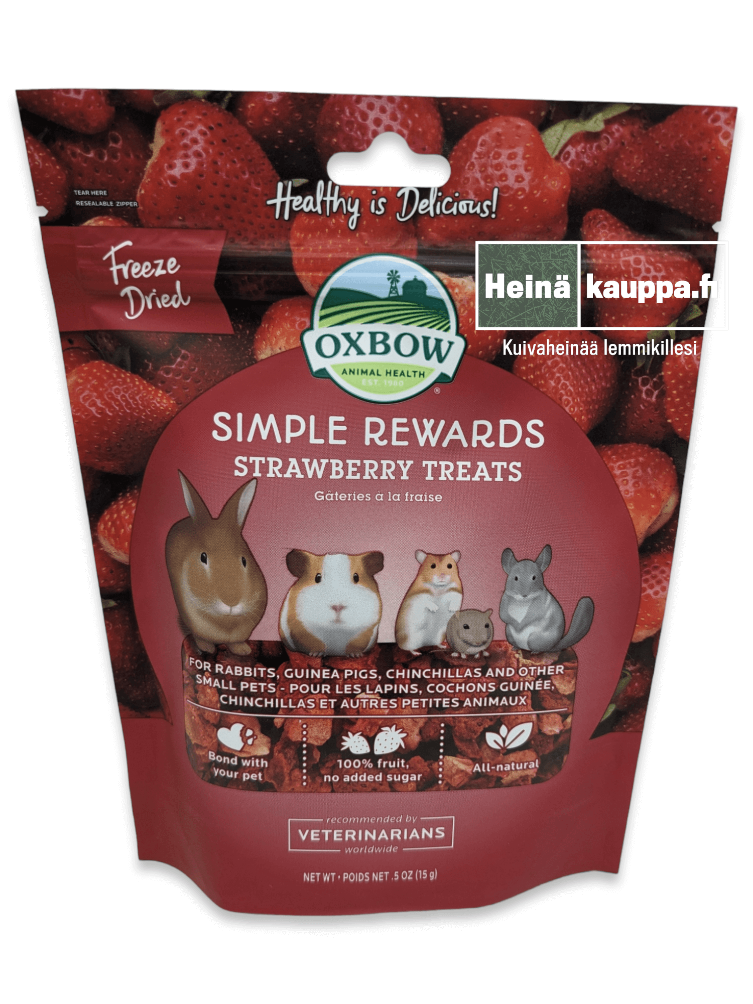 Oxbow simple rewards strawberry treats