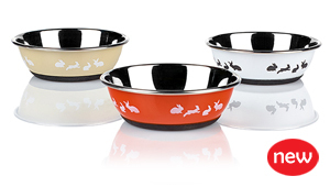 Teräskuppi posh paws kaneille