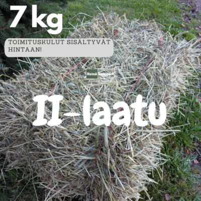 II-laadun heinä 7 kg